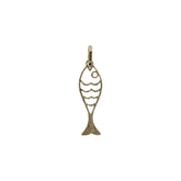 14K Yellow Gold Fish Charm