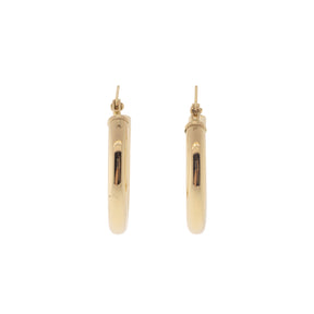 14K Yellow Gold Hollow 22mm Hoop Earrings