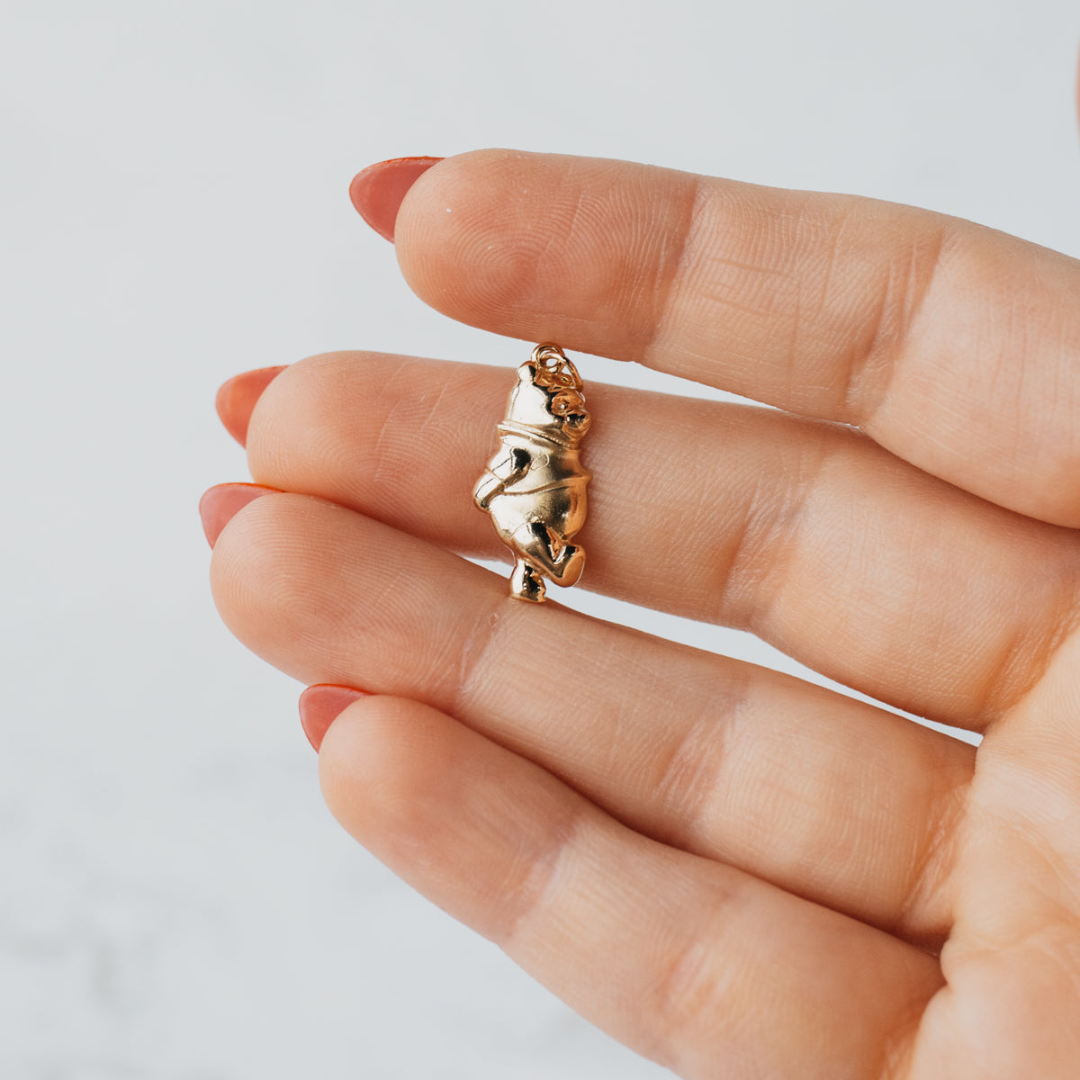 14K Yellow Gold Winnie The Pooh Charm