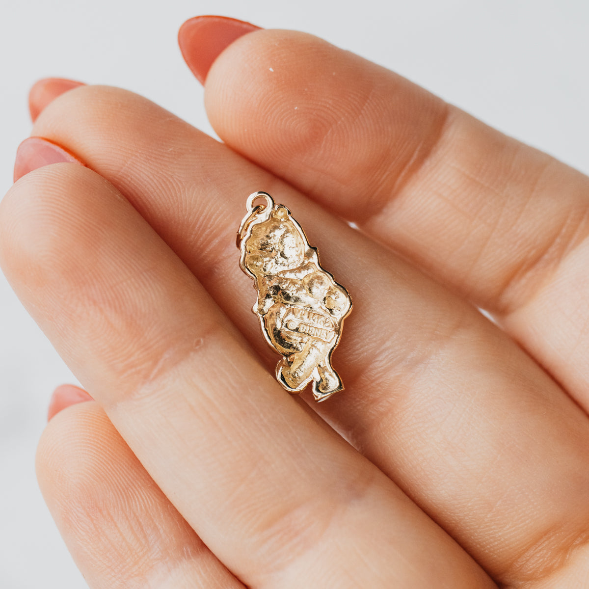14K Yellow Gold Winnie The Pooh Charm