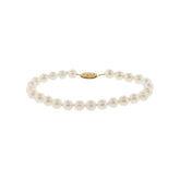 14K Yellow Gold 6mm Akoya Pearl Bracelet