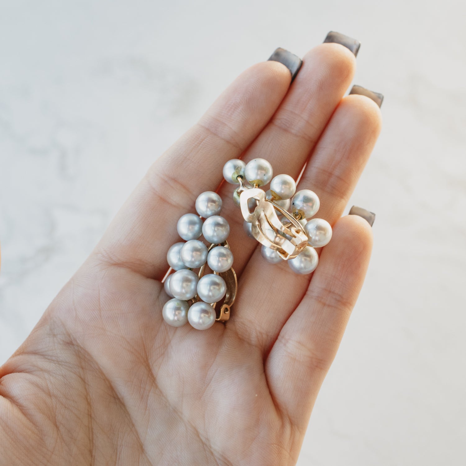 Fresh Water Cultured Pearl Clip-On Earrings