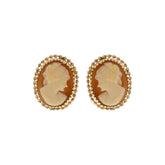 Cameo Stud Earrings