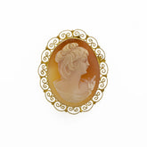 Convertible Shell Cameo Pendant & Brooch