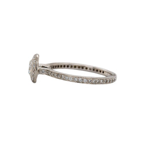 0.76ctw Diamond Halo Engagement Ring