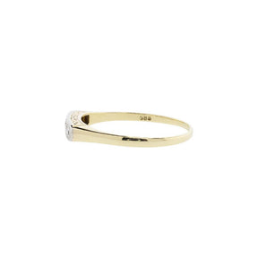 14K Yellow & White Gold 5-Stone Diamond Ring
