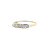 14K Yellow & White Gold 5-Stone Diamond Ring