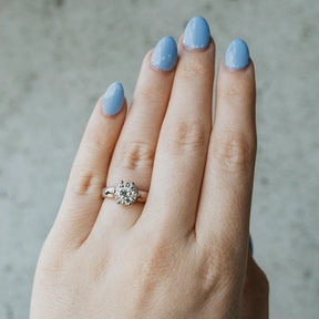Moissanite Solitaire Ring