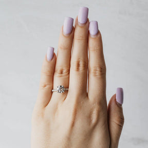 Triple X Natural Diamond Platinum Ring