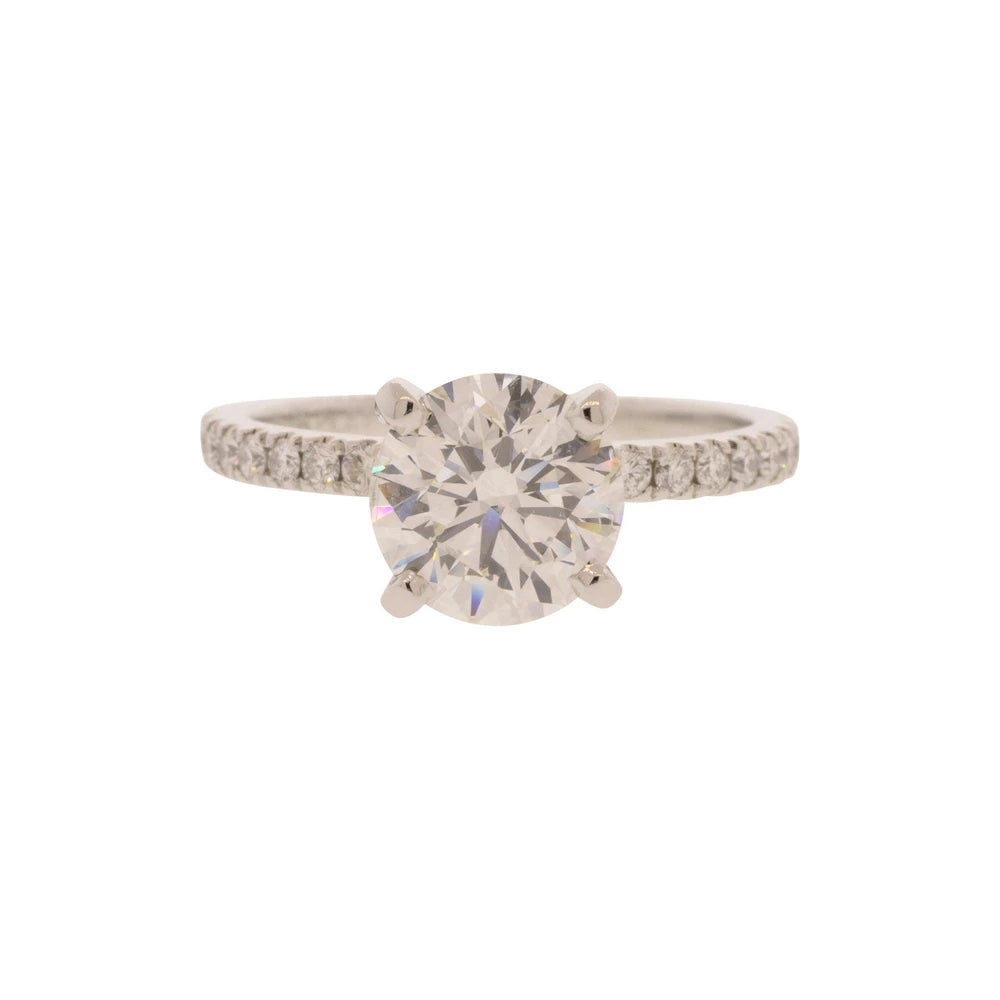 Triple X Natural Diamond Platinum Ring