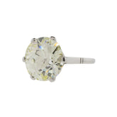 6.43ct Old European Cut GIA Certified Diamond Ring