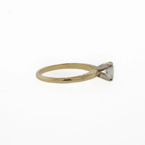 Oval Solitaire Natural Diamond Ring