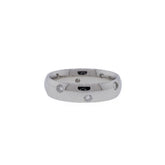 Platinum Flush Set Diamond Band