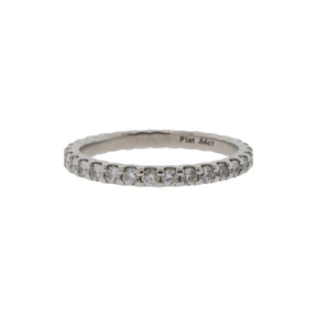Platinum Natural Diamond Eternity Band