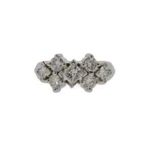 Platinum 7-Stone Diamond Ring
