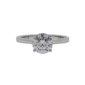 Platinum Tacori 1.13ct Round Brilliant Diamond Ring