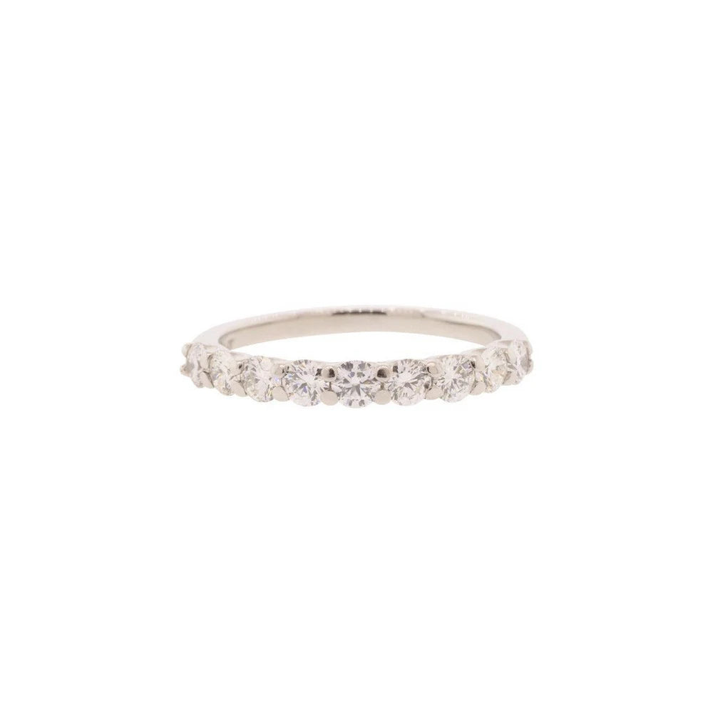 Platinum Ten Stone Diamond Wedding Ring