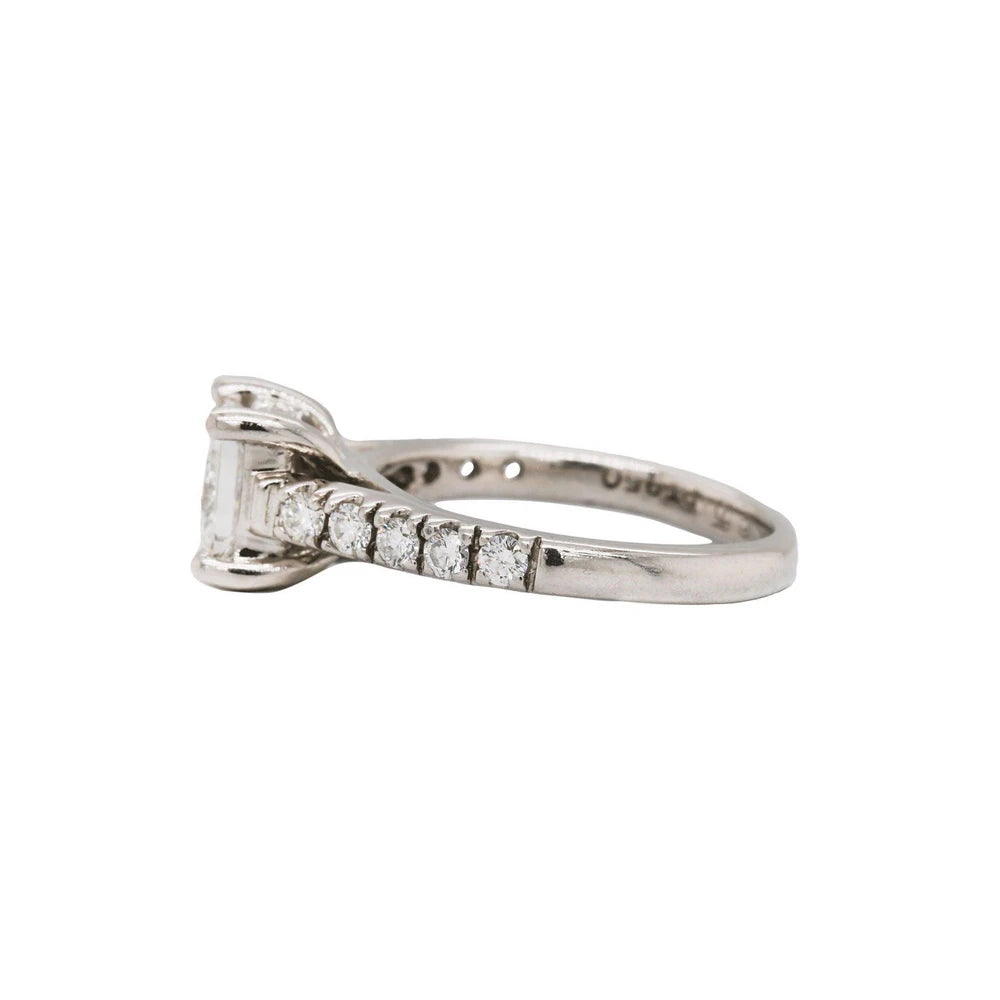 Princess Cut Diamond & Platinum Engagement Ring