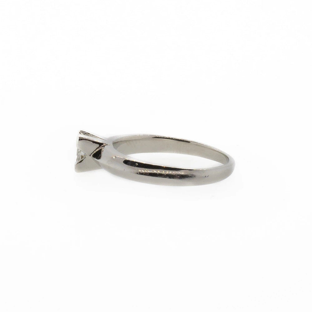 Princess Cut Platinum Diamond Solitaire Ring