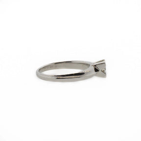 Princess Cut Platinum Diamond Solitaire Ring