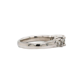 Princess-Cut Tiered Five Stone Diamond Ring