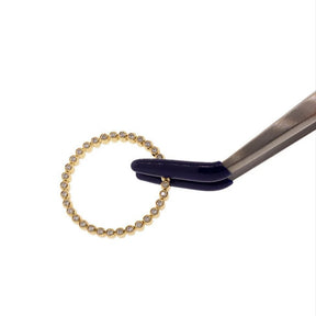 18K Yellow Gold Reversible Black & White Diamond Eternity Ring