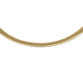 Reversible Omega Chain in 10K Yellow & White Gold