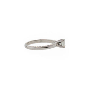 Round Brilliant Canadian Diamond Solitaire Ring