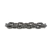 Sterling Silver and Yellow Gold Heavy Link Bracelet