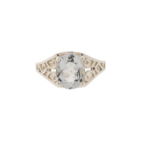 Sterling Silver 1.91ct Aquamarine Ring