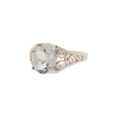 Sterling Silver 1.91ct Aquamarine Ring