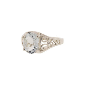 Sterling Silver 1.91ct Aquamarine Ring