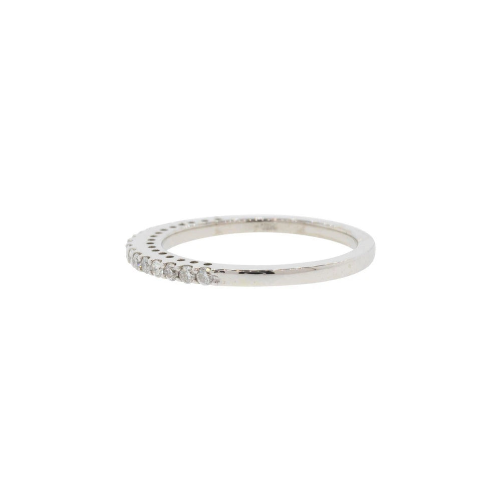 18k Tall & Slender Diamond Anniversary Band