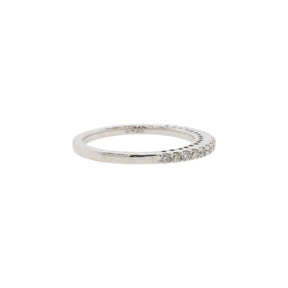 18k Tall & Slender Diamond Anniversary Band