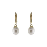 Teardrop Freshwater Pearl Accented Earrings