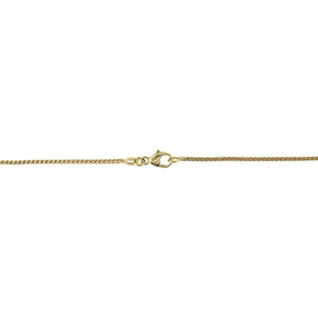 Victorian 14K Yellow Gold Pendant with Hand-Painted Portrait