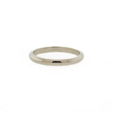 14K White Gold Wedding Band 2mm
