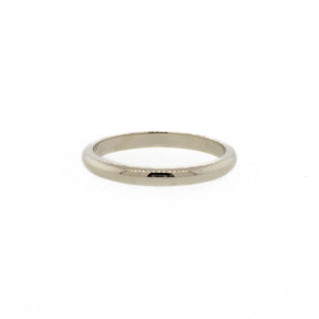 14K White Gold Wedding Band 2mm