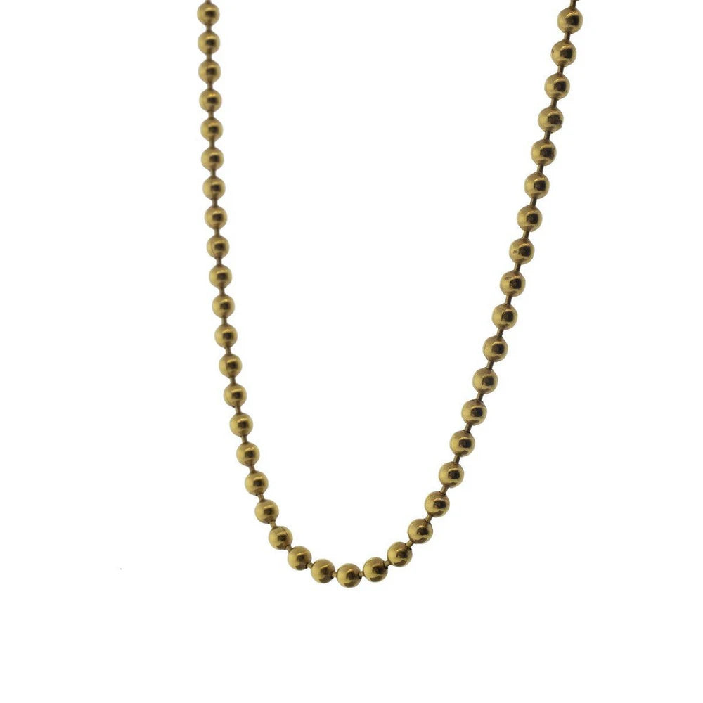 14K Yellow Gold 18" 1.80mm Ball Chain
