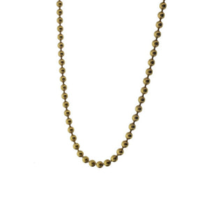 14K Yellow Gold 18" 1.80mm Ball Chain