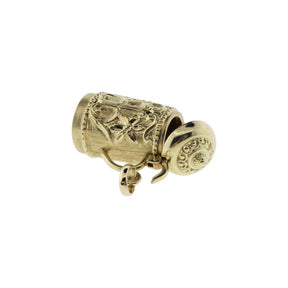 14K Yellow Gold Beer Stein Charm/Pendant