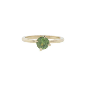 14K Yellow Gold 0.92ct Grossular Garnet Solitaire Ring