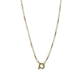 14K Yellow Gold Key Pendant Necklace