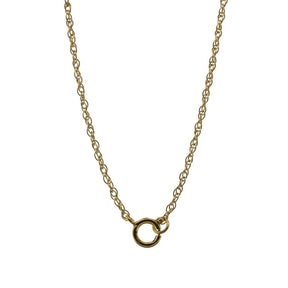 14K Yellow Gold Light Twisted Rope Chain