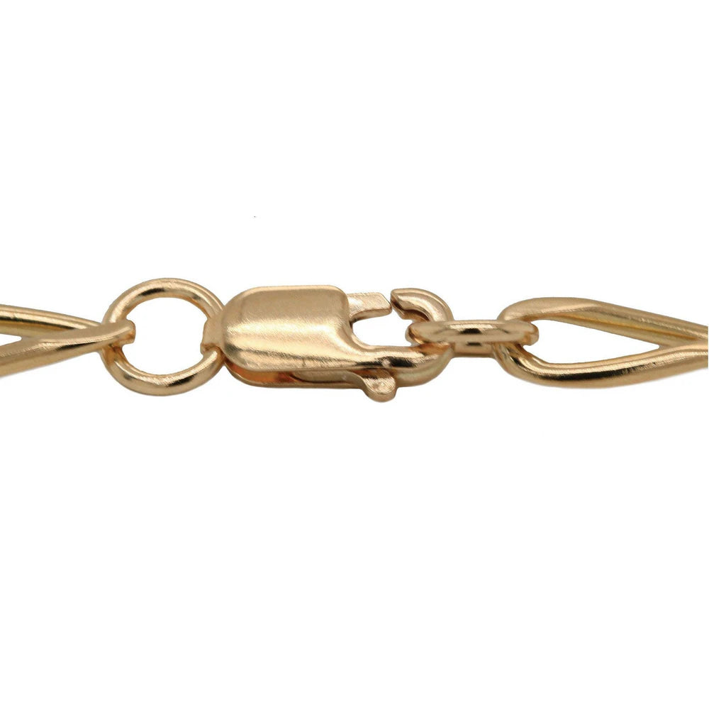 Yellow Gold Twisted Cable Link Chain