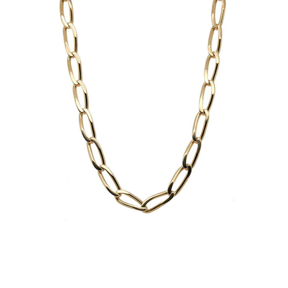 Yellow Gold Twisted Cable Link Chain