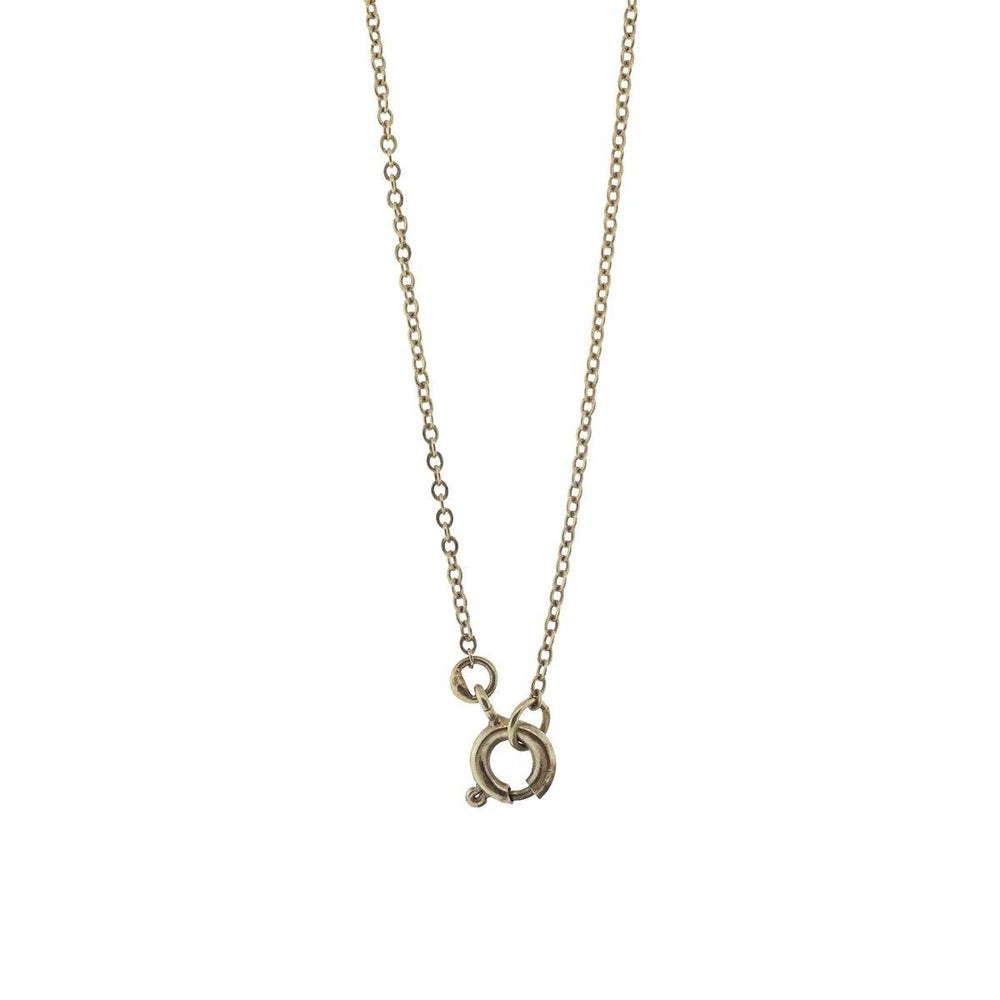 14K Yellow Gold Victorian Bohemian Garnet Necklace
