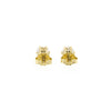 14K Yellow Gold Natural Diamond Stud Earrings