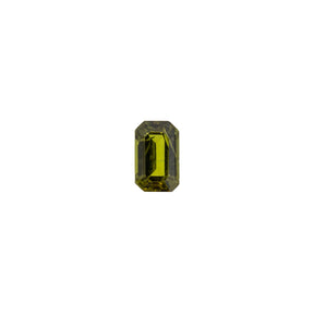 0.36ct Untreated Emerald Cut Natural Olive Green Sapphire