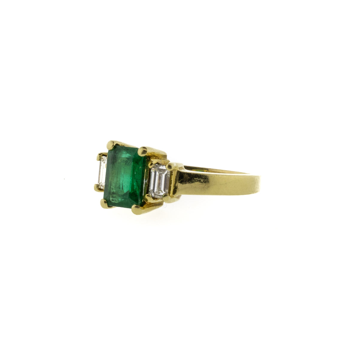 Zambian Emerald & Diamond Ring